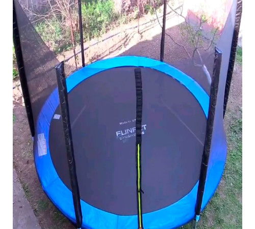 Батут Atlas Sport 252 см с внешней сеткой и лестницей (8ft PRO)