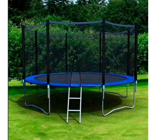 Батут FunFit 312 см с внешней сеткой и лестницей (846)