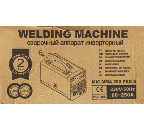 Сварочный аппарат Shtenli MIG/MMA-250 PRO S (с евро разъемом) + подарок Маска WH 1000