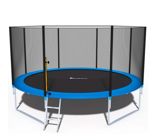 Батут FunFit 252 см с внешней сеткой и лестницей (841)